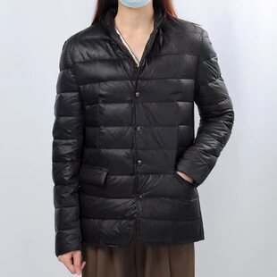 出口外贸正品 女轻薄立领羽绒服原单尾货尾货高端清仓