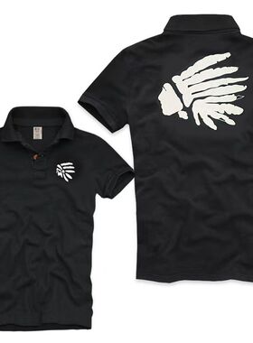 高端绣花男装大码男士短袖翻领POLO衫夏季男款出口原单纯棉