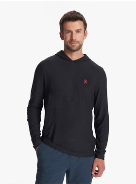 高端轻奢抓绒速干滑雪运动健身长袖男装薄绒T恤出口外贸原单尾货