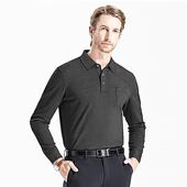 长袖 修身 士翻领高端轻奢潮牌装 加长款 T恤士款 出口