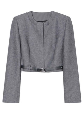 AR |CP轻奢双层衣摆皮带短款小外套C1J823WT243