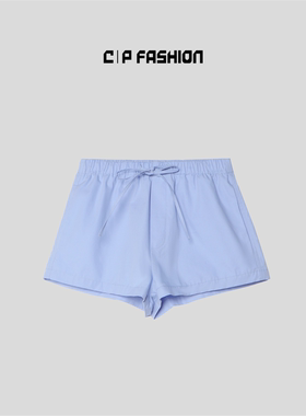 AR【璃沄夣橼】休闲短裤运动蓝色时尚百搭夏季薄款速干J00005DK24