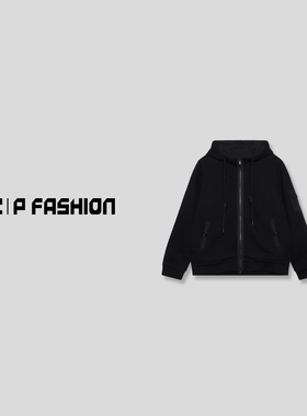 【AR专属】设计师款简约拉链连帽卫衣 J1H165WT241