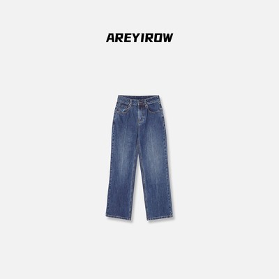 AR专属 |Linda | 轻奢宽松百搭休闲直筒长款牛仔裤H08601CK253