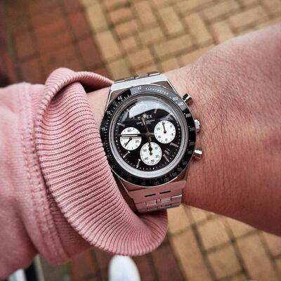 代购TIMEX天美时Q系列计时码表多功能三眼表盘石英男表TW2W51600