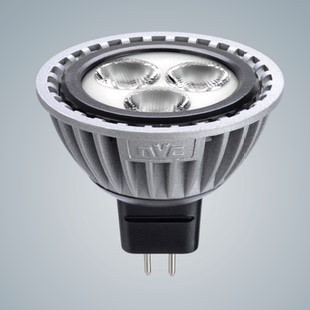 雷士锋景LED灯杯4w射灯光源配件12v节能灯具led MR16A 3000K黄光