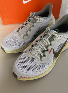 NIKE/耐克白色 AIR ZOOM PEGASUS 41 FP 飞马41跑步鞋HV6006-121