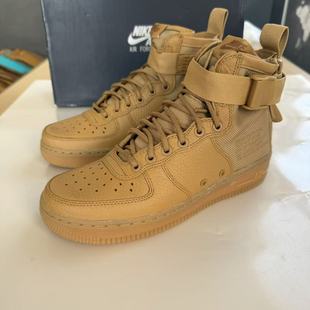 Nike SF AF1 Air Force 1 女子空军一号小麦色运动鞋 AA3966-700