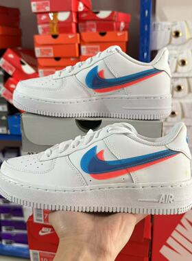 Nike Air Force 1 空军一号 轻便 女子板鞋双沟裸眼3d BV2551-100