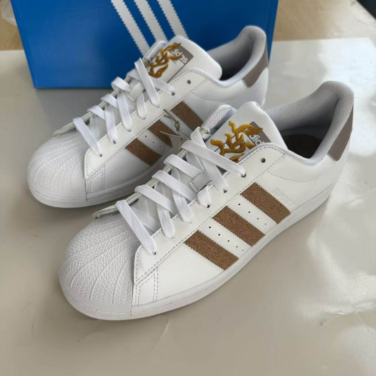 ADIDAS三叶草潮流休闲男女鞋SUPERSTAR贝壳头复古休闲板鞋 GY0013