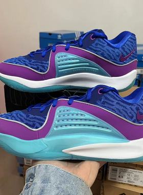 NIKE耐克KD16杜兰特男子运动鞋春季新款缓震实战篮球鞋DV2916-401