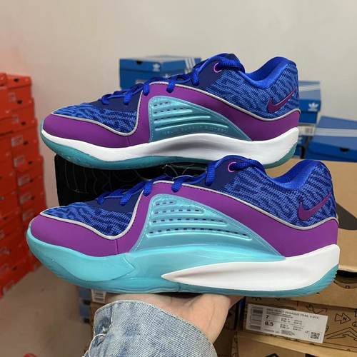 NIKE耐克KD16杜兰特男子运动鞋春季新款缓震实战篮球鞋DV2916-401