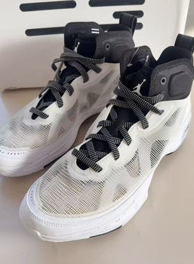 Air Jordan 37白薄荷蓝黑白奥利奥高帮减震实战篮球鞋 DV0747-108