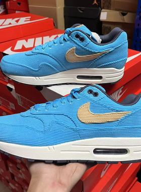 Nike x Patta Air Max 1 蓝色 男女 运动跑步休闲鞋 FB8915-400