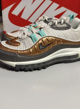Nike AIR MAX 98 耐克玫瑰金 大气垫休闲运动跑步鞋 BV6536-002