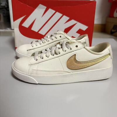 Nike W BLAZER LOW LX 果冻渐变钩 女子低帮开拓者板鞋AV9371-100