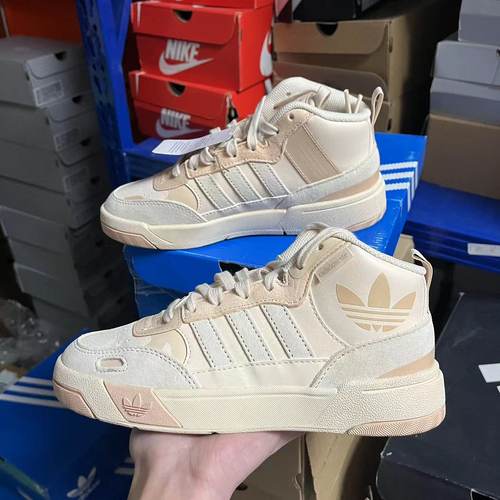 阿迪达斯三叶草女鞋2023春季新款休闲鞋防滑运动板鞋H00222