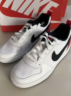 NIKE COURT BOROUGH 女子新年芝加哥白红运动休闲板鞋DD8495-106