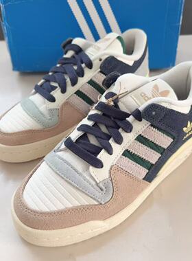 阿迪达斯ADIDAS三叶草FORUM 84 LOW CL情侣休闲篮球鞋GW4332
