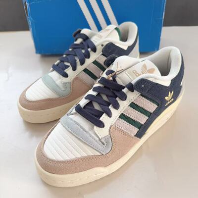 阿迪达斯ADIDAS三叶草FORUM 84 LOW CL情侣休闲篮球鞋GW4332
