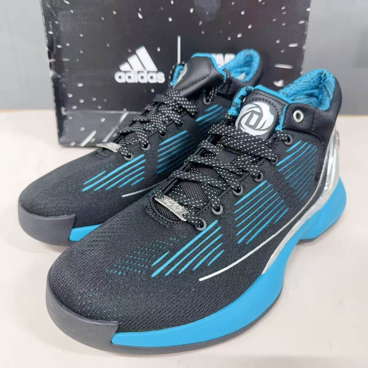 Adidas/阿迪达斯 GAMETALKER 罗斯 男子场下高帮篮球鞋EH2458