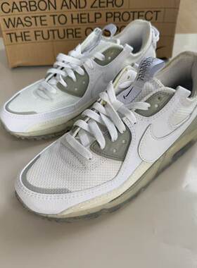 Nike/耐克AIR MAX 90男子气垫缓震耐磨运动跑步鞋 DQ3987-101