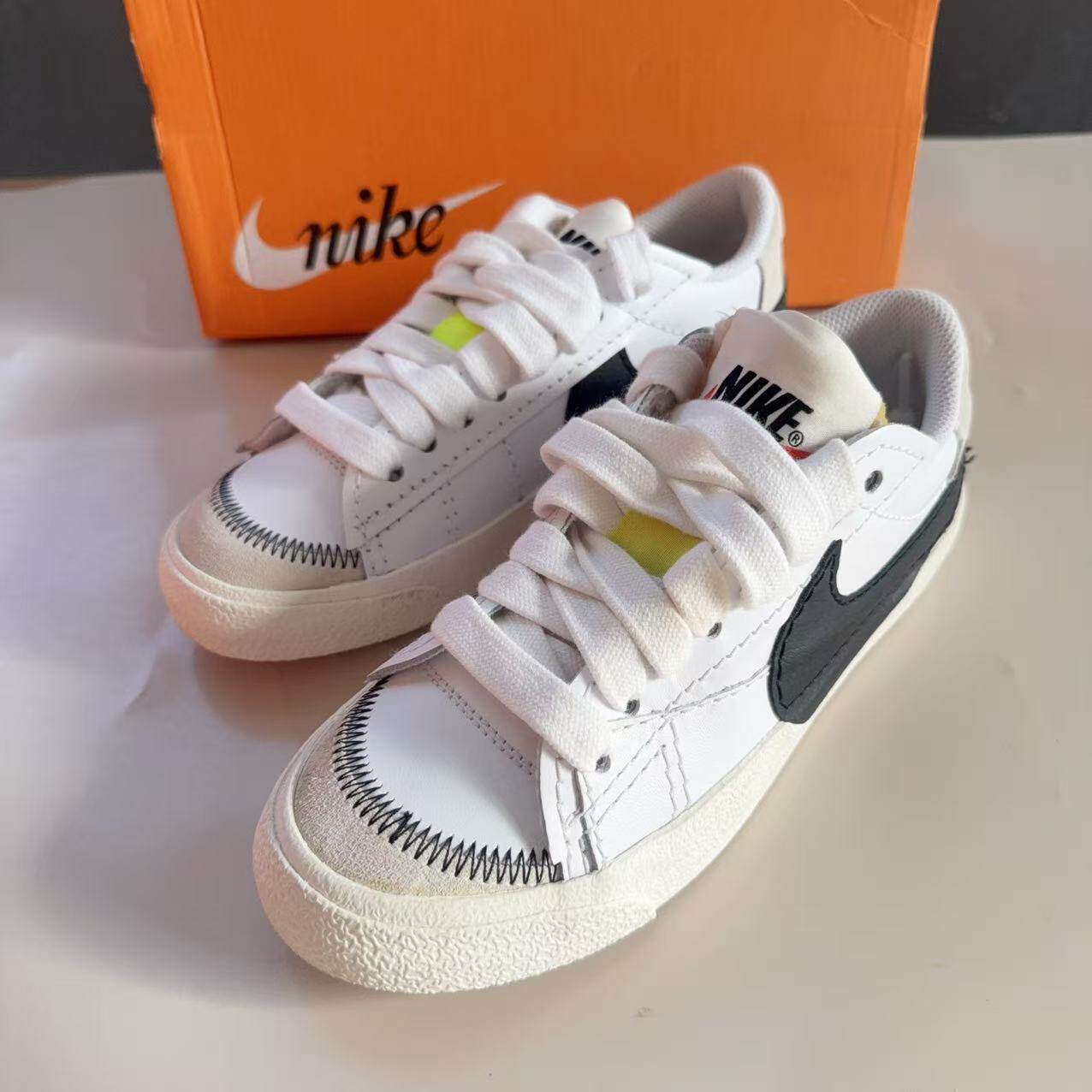 耐克女鞋BLAZER LOW开拓者运动休闲低帮板鞋2022春新款DQ1470-101