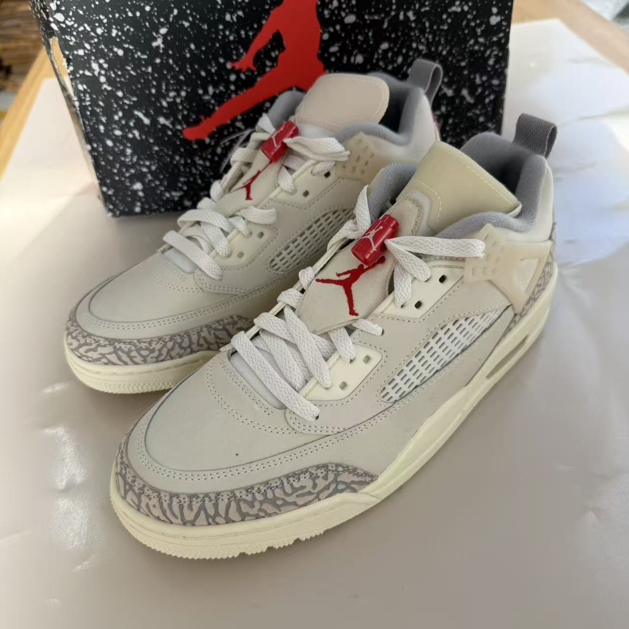 Air Jordan Spizike Low 米色 低帮 男子 复古篮球鞋 FQ1759-100