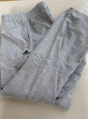 阿迪达斯男裤春秋新款运动裤跑步训练直筒透气休闲裤子男X12191