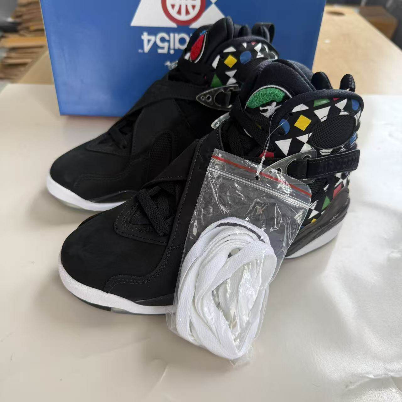 Nike Air Jordan 8 女子减震耐磨舒适休闲鞋 法国街球 CJ9218-001