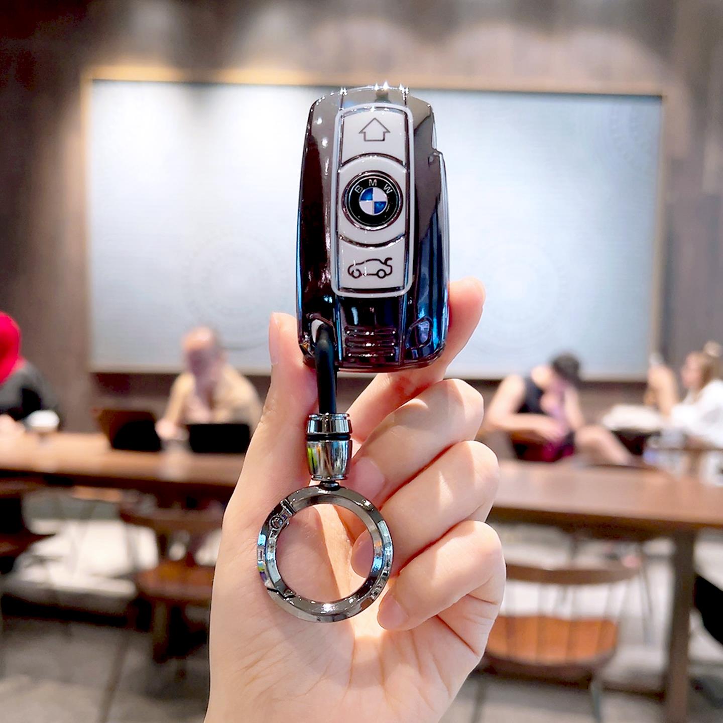 适用宝马摩托车钥匙套R1250GS水鸟adv男C400GT/F900R壳F850扣750