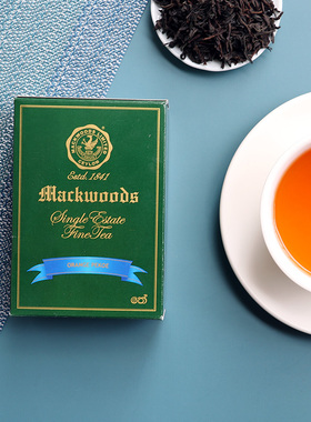 斯里兰卡进口Mackwoods马克伍兹锡兰红茶 红茶散茶叶盒装OP级100g