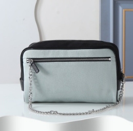 新款时尚百搭单肩包手提包女真皮帆布手袋leather bag women men