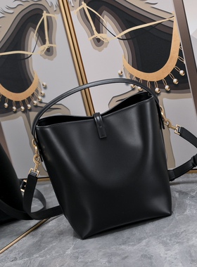 bag handbag新款真皮水桶包牛皮手提包