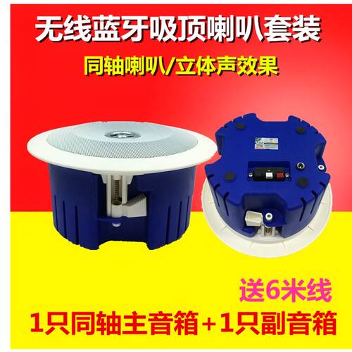 现代无线蓝牙背景音乐吸顶喇叭