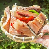 腊鱼块安徽安庆太湖特产草鱼块农家日晒风干青鱼块淡水切块咸鱼干