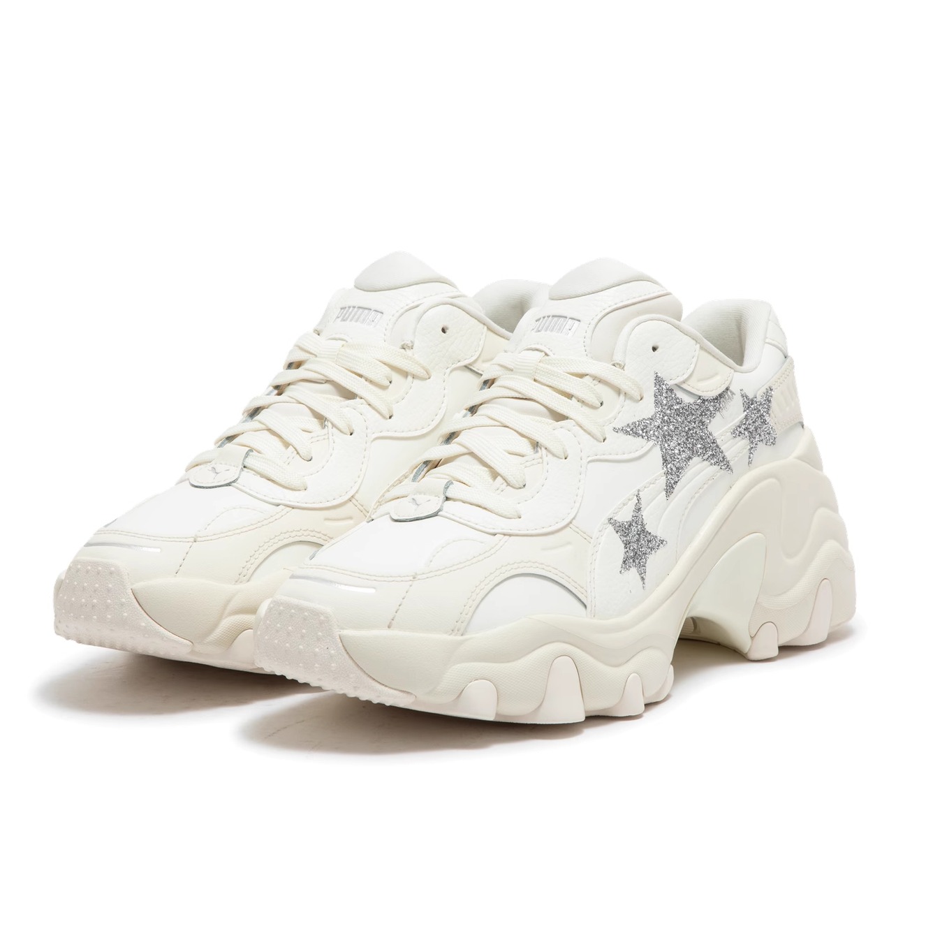 【老爹鞋】星星增高厚底鞋女PUMA彪马休闲鞋PULSAR WEDGE 398675