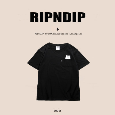正品ripndip街头短袖T恤男女