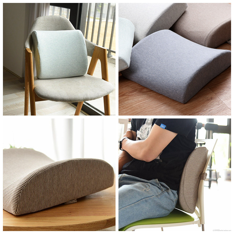 日式良品办公室记忆棉腰枕汽车座椅腰靠护腰缓解腰部疲劳床头靠背,居家布艺,腰靠垫,淘宝优惠券,粉丝福利购,淘宝优惠卷