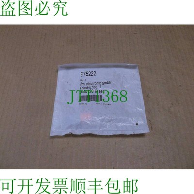 原装供应E75222 IFM 效应器用于 As-Interface 模拟模块的新型 IN