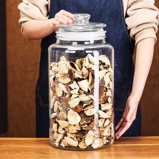 德国乐扣Lock乐扣加厚食品级玻璃密封罐子茶叶罐药材参茸海味干货