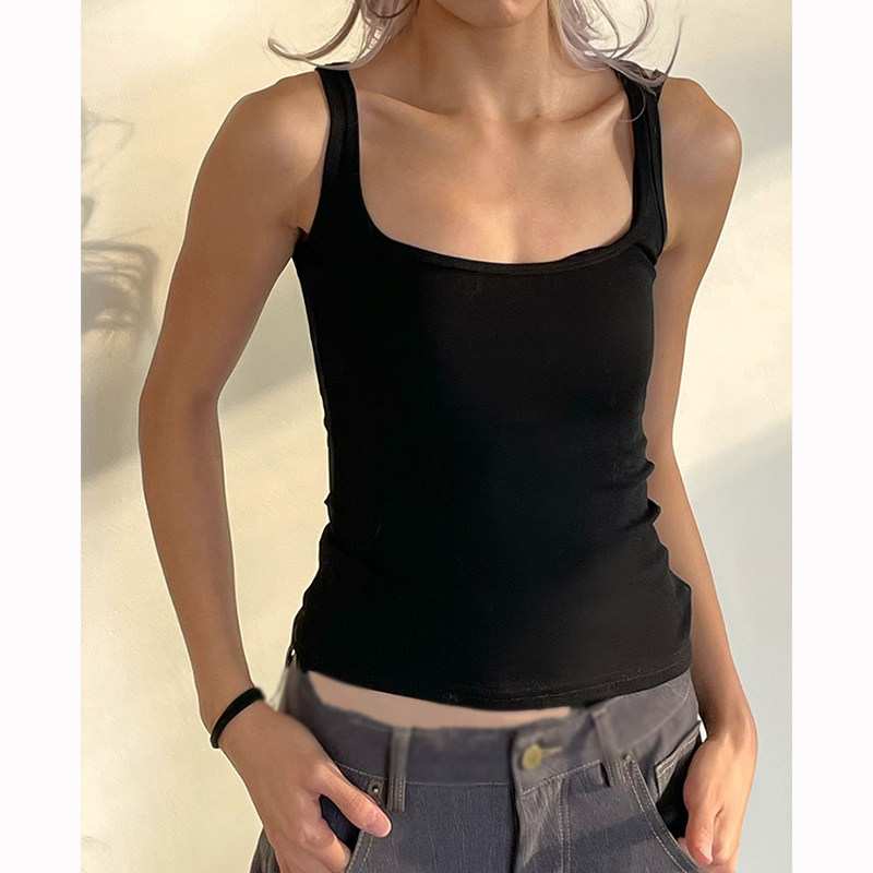 美式辣妹无袖吊带背心