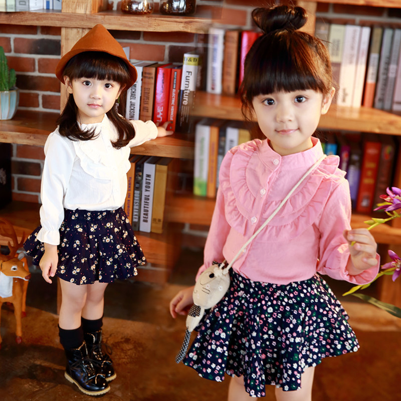 Chemise fille à manche longue - Ref 2085532 Image 1