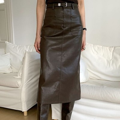 包邮 首尔印象韩代 25秋冬新款themood26704 半身裙