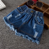 女孩子短裤 2020夏装 子 中大童韩版 纯棉弹力三分裤 新款 女童牛仔短裤