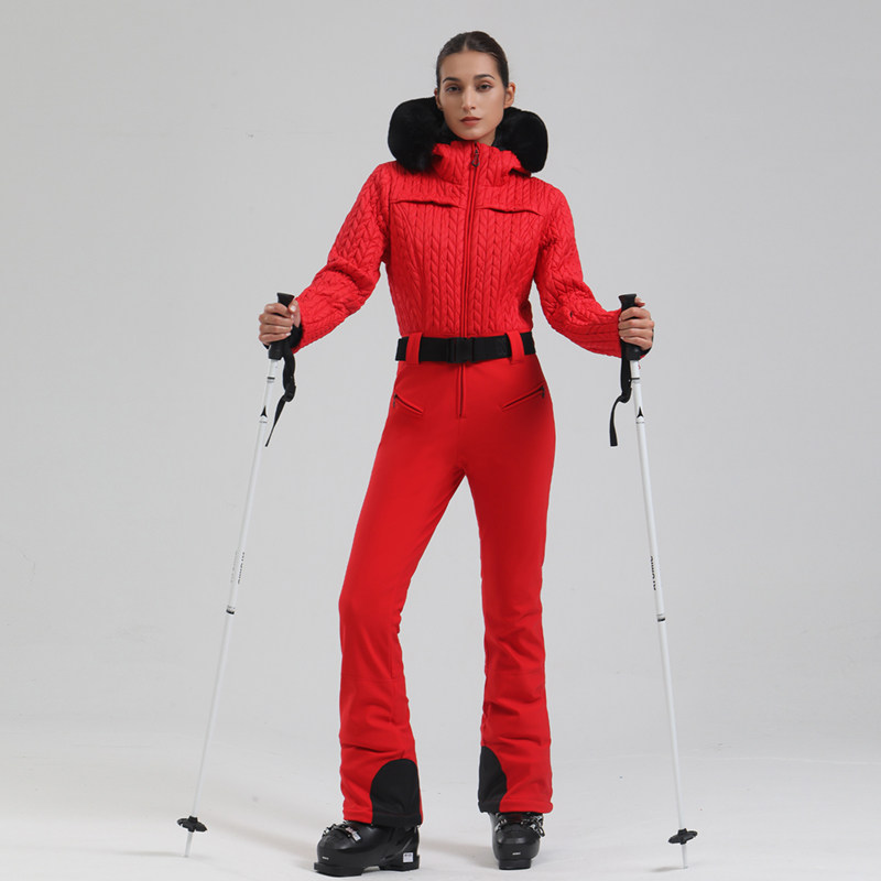 专业连体滑雪服GsouSnow防水