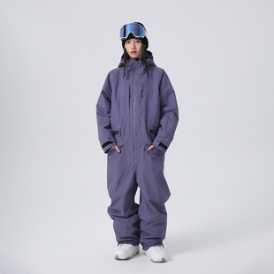 SEARIPE/雪怡派连体滑雪服女加棉防寒单板男士滑雪衣3L防风防水