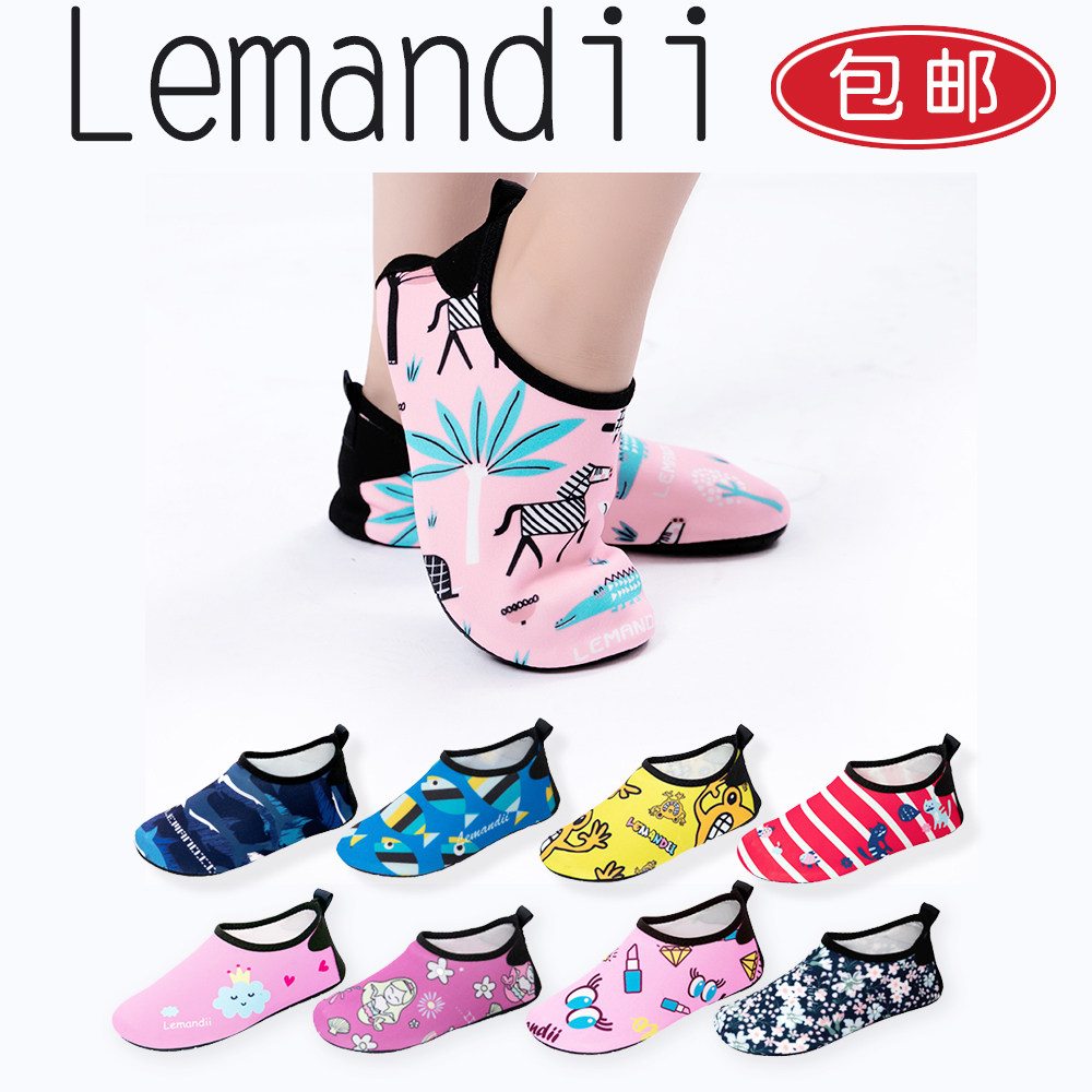 Lemandii Mandy men and women children Sandy beach Quick drying Snorkeling Shoes and socks Upstream non-slip thickening comfortablein the Shoes/Baby Shoes/Parent-child shoes , Wellies  category - from Buy2taobao.com to provide professional Taobao agent buy service