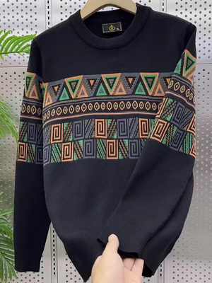 2221欧美风男潮牌高级感针织衫