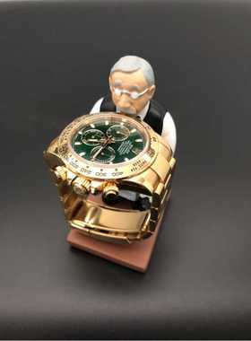 日本正品Motif老头老爷爷老管家创意手表台展示架首饰摆件托盘